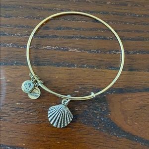 Alex and Ani sea shell bangle